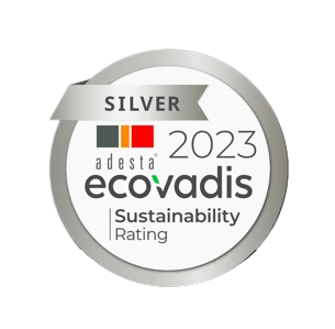 EcoVadis stellt adesta das CSR Zertifikat aus.